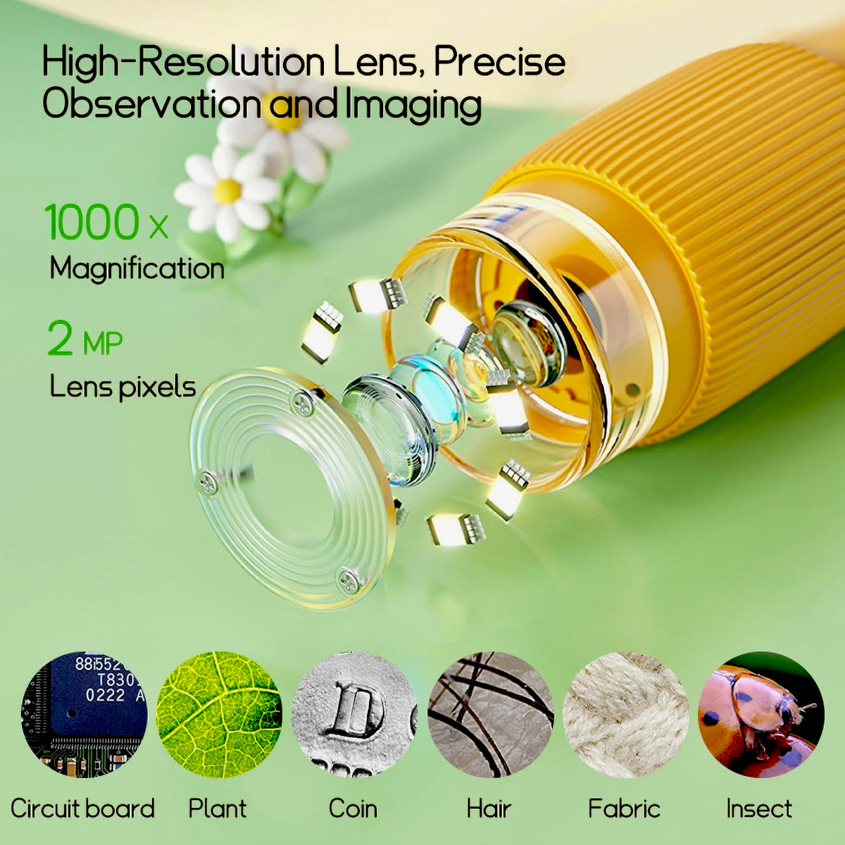 Portable Digital Kids Microscope