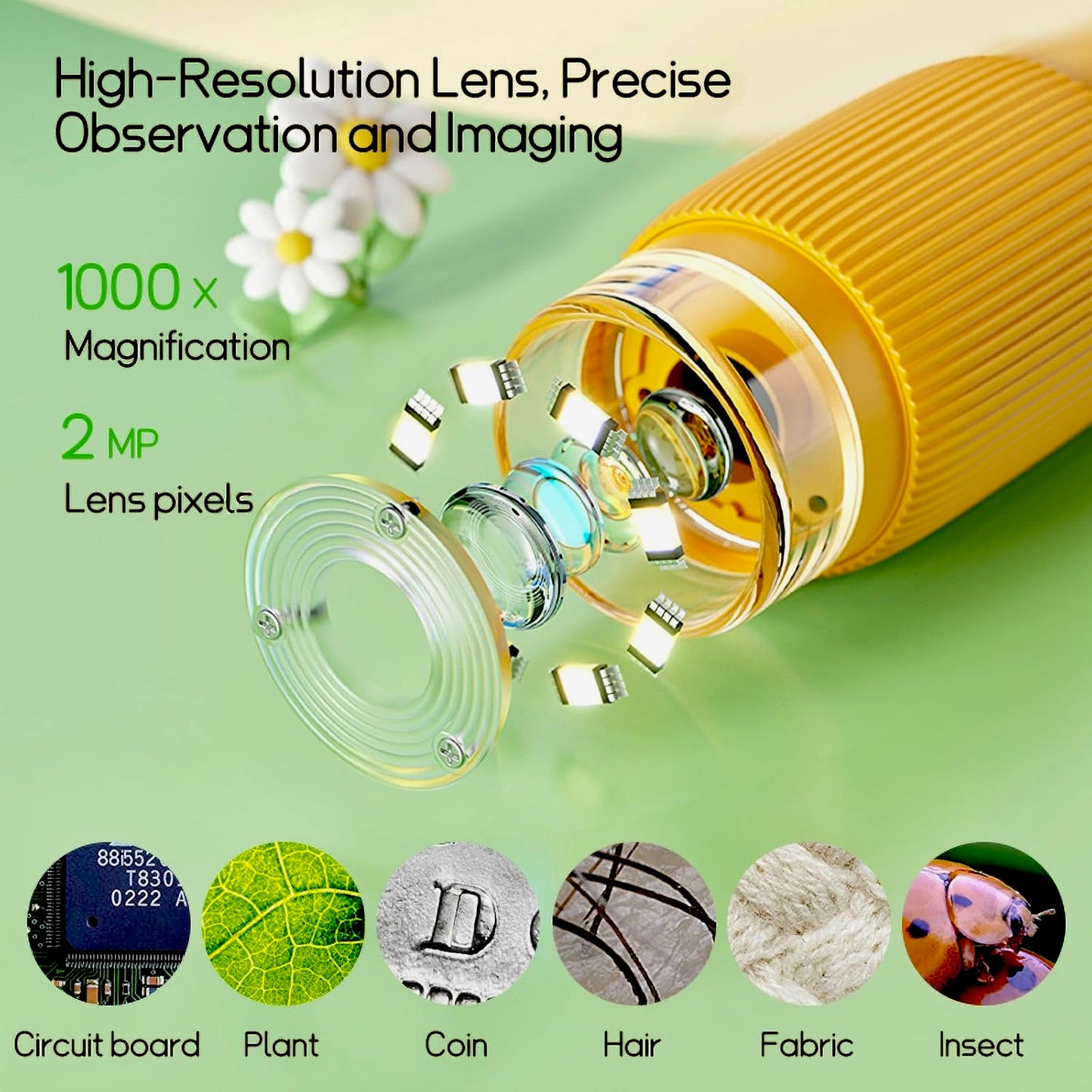 Portable Digital Kids Microscope