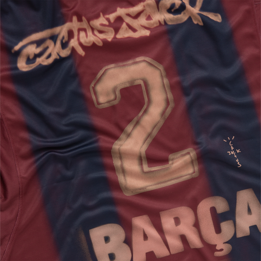 FC BARCELONA RETRO HOME SKELETON JERSEY